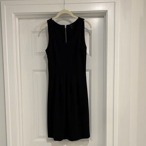 J. Crew Classic Black Midi Dress